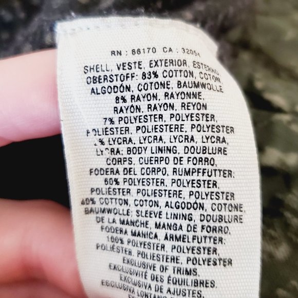 ANTHRO HEI HEI Army Green Floral Cotton Fall Boho Jacket - Picture 7 of 10